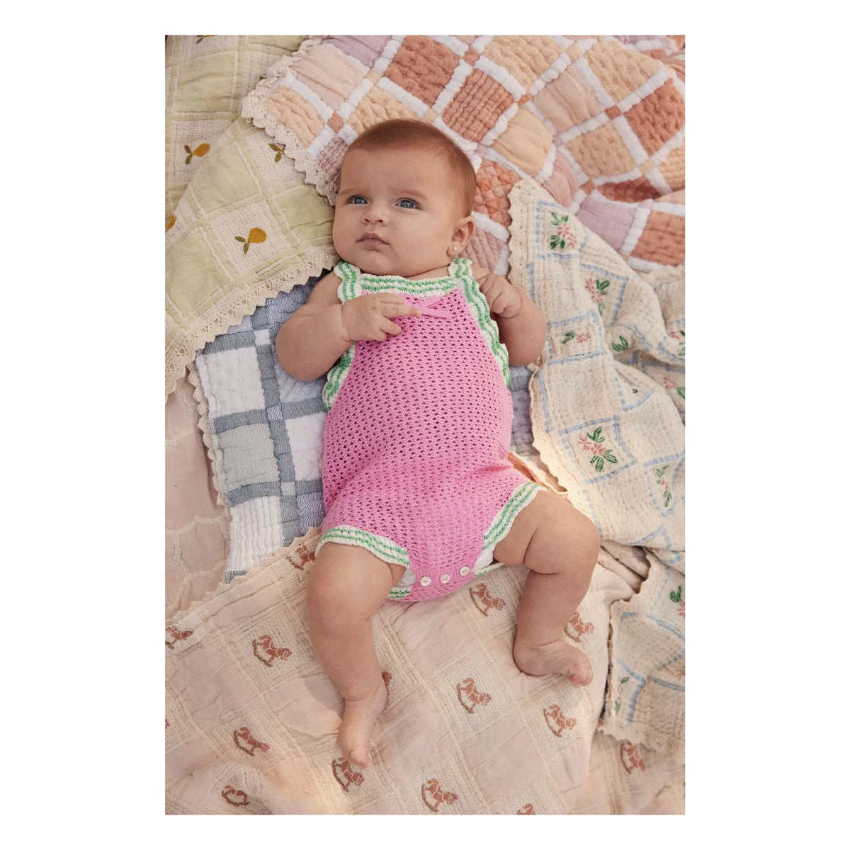 Bebe Organic - Mai Organic Cotton Patchwork Blanket | Yellow