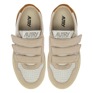 Autry - Kids Kidstripes Low Tricolor Süet Sneakers | Camel