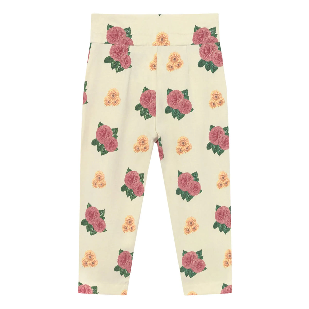 The Animals Observatory - Camel Linen High-Waisted Pants | Ecru