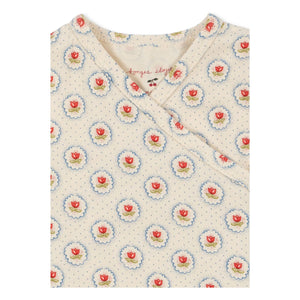 Konges Sløjd - Geometric Organic Cotton Romper | Ecru