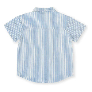 Goldie + Ace - Striped Shirt | Blue