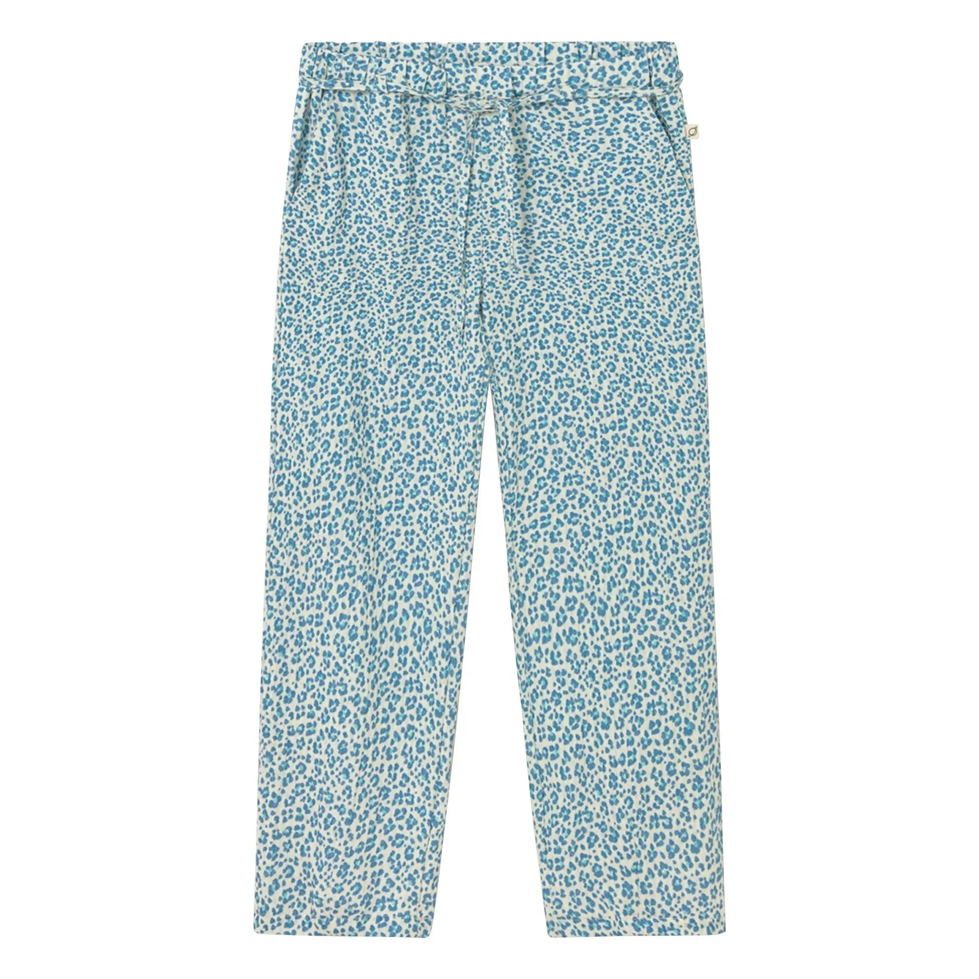 Cozmo - Bella Leopard Pants | Turquoise