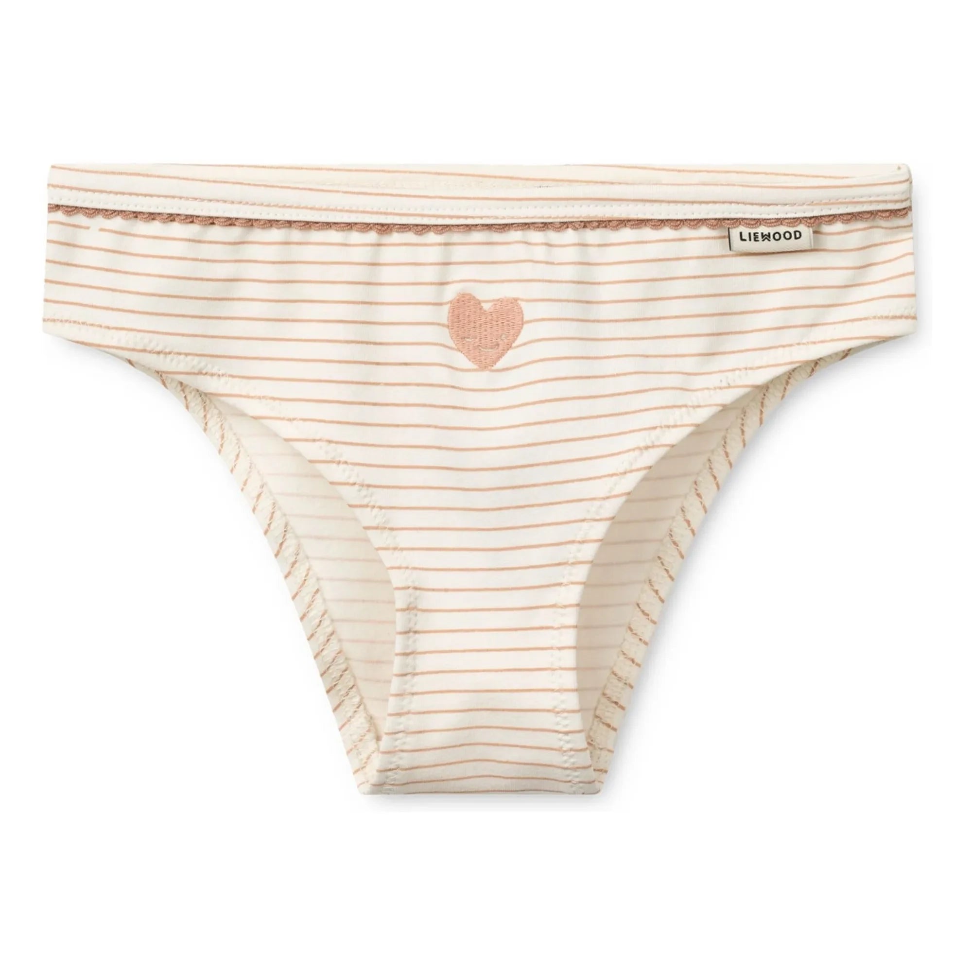 Liewood - 3-Pack Aylin Organic Cotton Heart Pattern Underwear | Pink