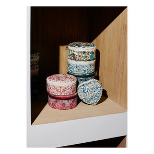 Bon Dep - Round MW Liberty Aubrey Forest Jewelry Box | Red