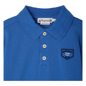 Bonpoint - Elion organic cotton polo shirt | Royal blue