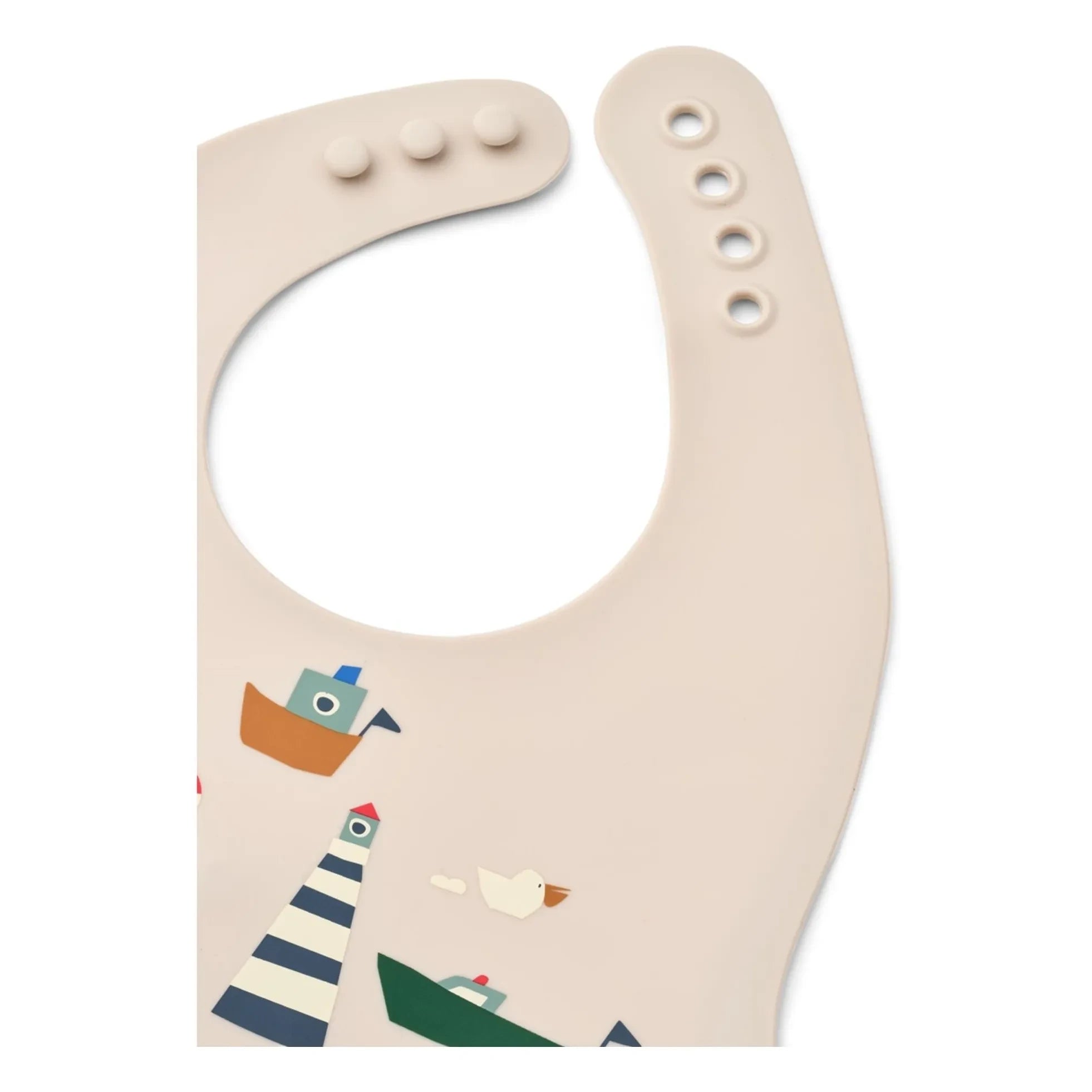Liewood - Ember Silicone Bibs - Set of 2 | Sailing/Sandy