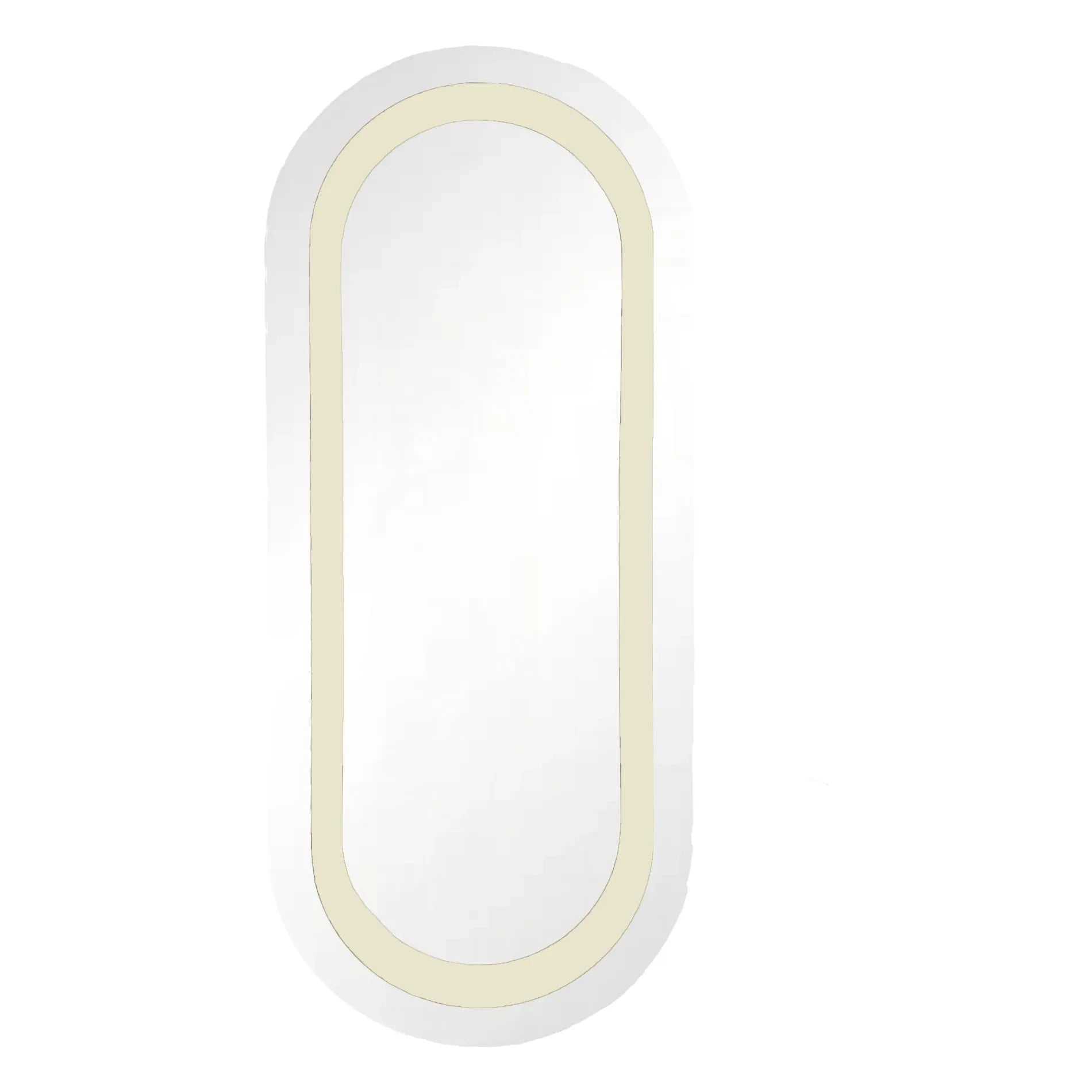 Gabrielle Paris - Victor Polished Wooden Mirror | Cream