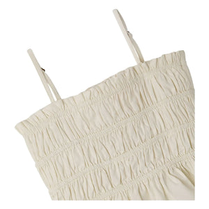 Fabula - Ruffled Top with Pockets | White