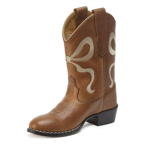 Bootstock - Santiags Bow Leather | Brown