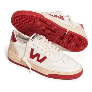 Bob Wolf - Legacy Leather and Suede Sneakers | Red