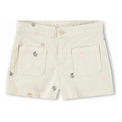 Molo - Short Amanda Coquillages Organic Cotton | Off-White