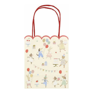 Meri Meri - Animal Friends doğum günü çantaları - 8'li Set
