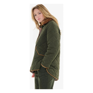 Aigle - Su itici özellikli, geri dönüştürülmüş elyaflardan kapitone ceket | Haki