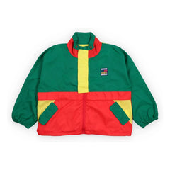 the new society - Pansy Colorblock Jacket | Green