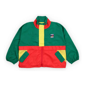 the new society - Pansy Colorblock Jacket | Green