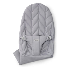 BabyBjörn - Pétale Quilted Cotton Lounger Cover | Light Gray