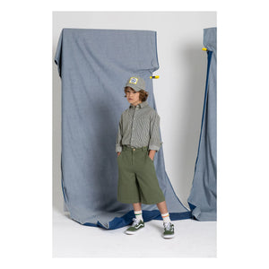 Hundred Pieces - Enzo Striped Shirt | Dark Green