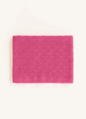 Hvid - Gigi Merino Wool Neck Warmer | Candy Pink