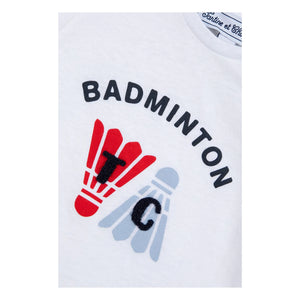 Tartine et Chocolat - Badminton Shuttlecock T-shirt | White
