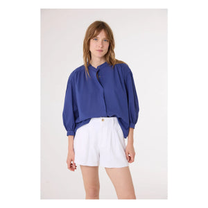 Sacrécoeur - Carla Blouse | Navy Blue