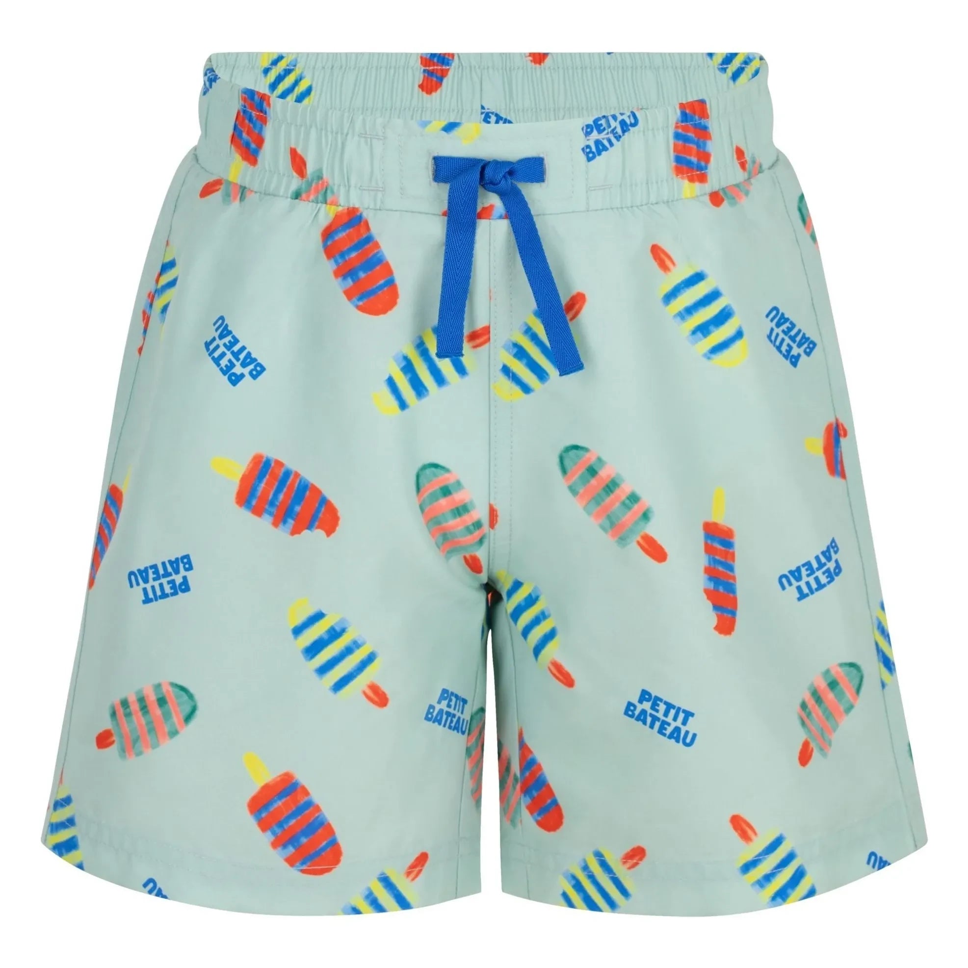 Petit Bateau - Glaces Recycled Fibre Swim Shorts | Turquoise