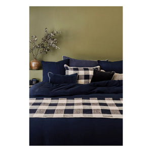 Haomy - Cotton Voile Duvet Cover Set | Ink