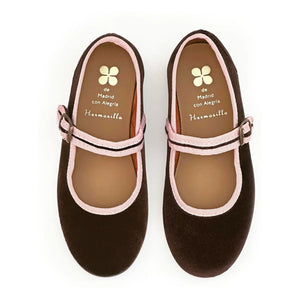 Hermosilla - León Velvet Loafers | Chocolate