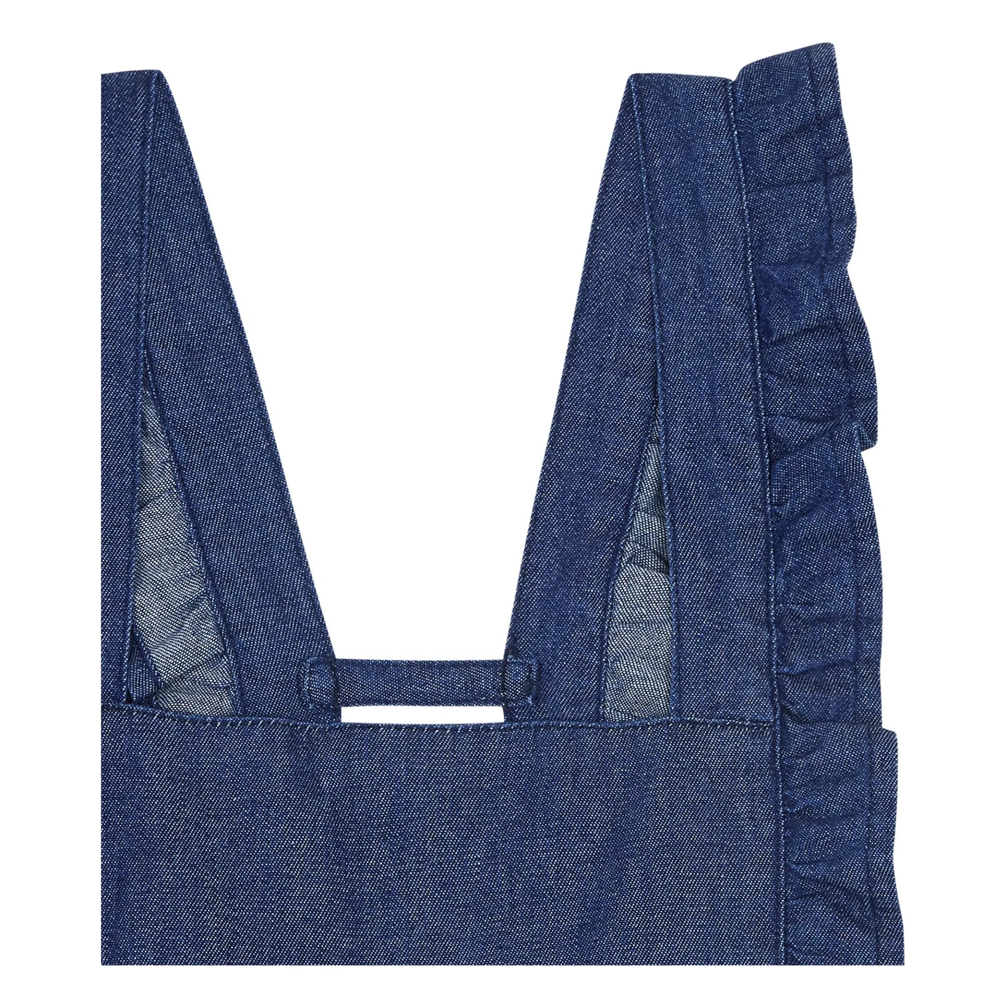 Emile et Ida - Exclusivity Emile et Ida x Smallable - Chambray Romper | Denim Blue