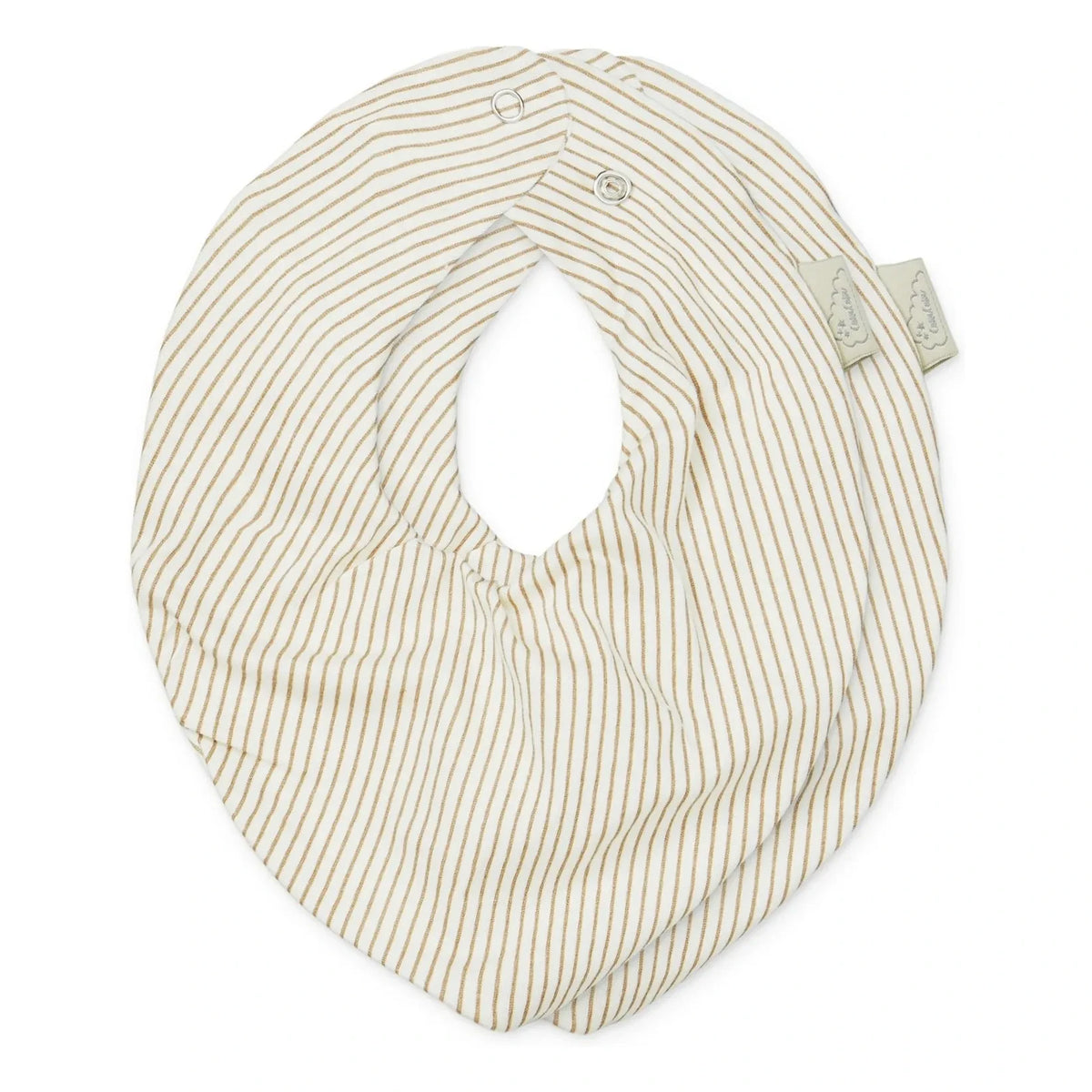 Cam Cam - Striped Bandana Bibs - 2-Pack | Camel