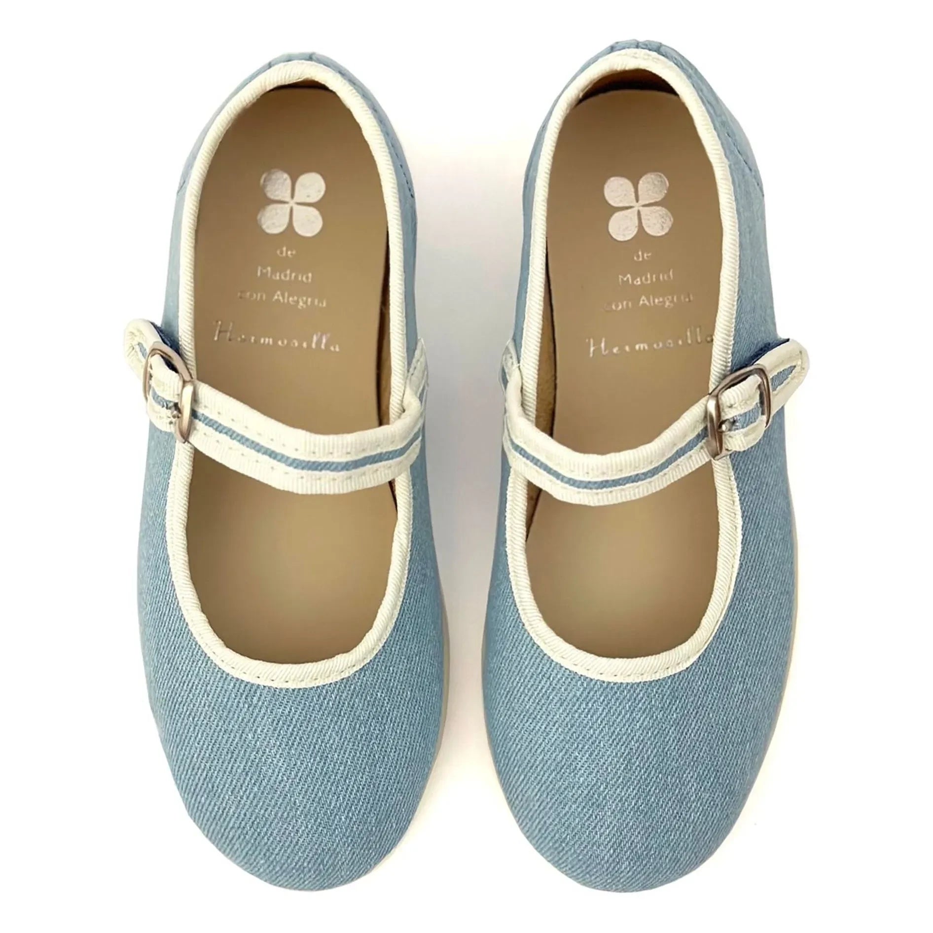 Hermosilla - Ballerina Hirondelle Denim | Denim Blue