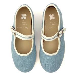 Hermosilla - Ballerina Hirondelle Denim | Denim Blue