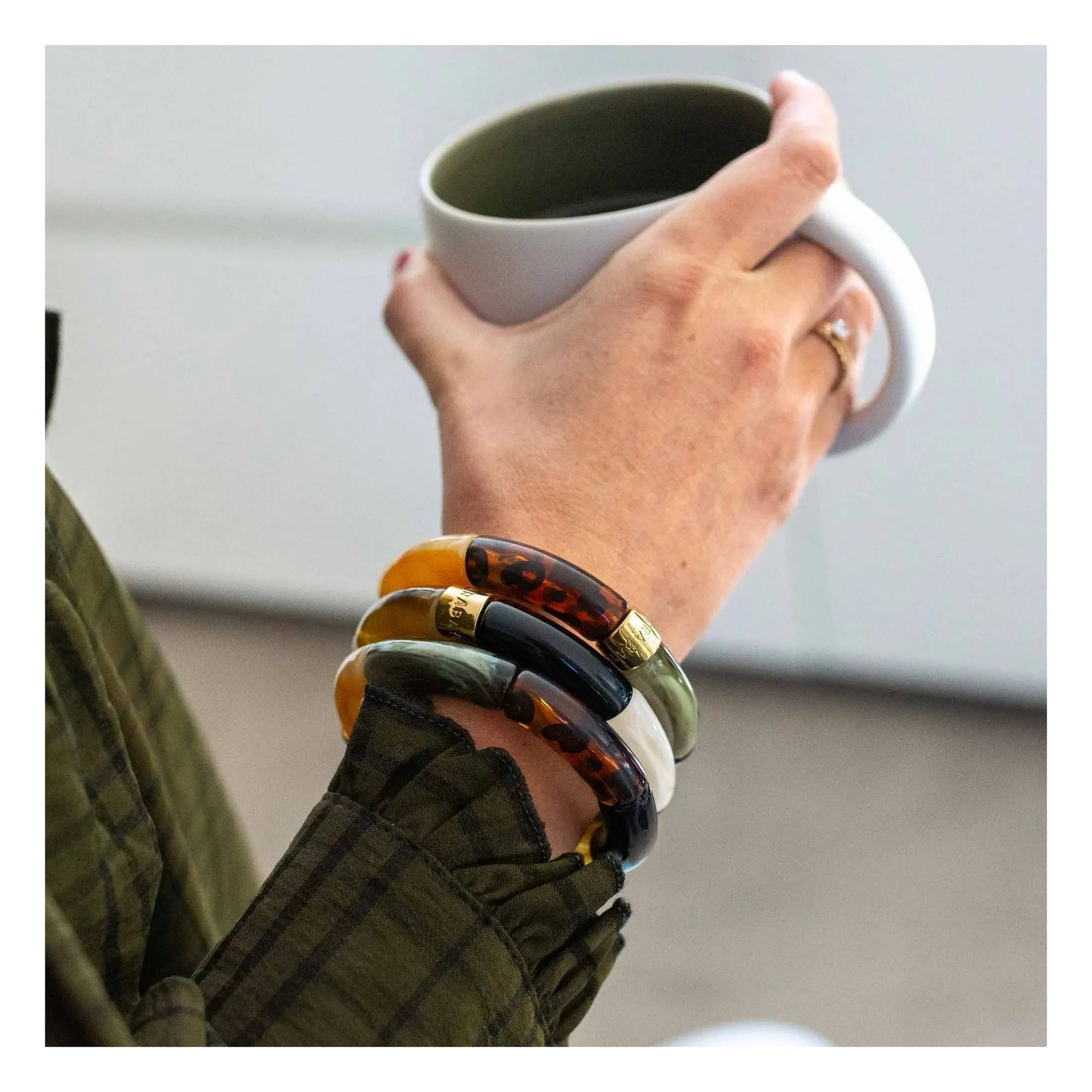 Parabaya - Gato Do Mato 3 Bracelets | Brown