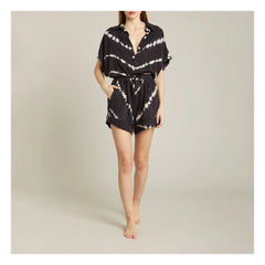 Maison Saint Julien - Porticcio Tie & Dye Shorts | Classic Navy