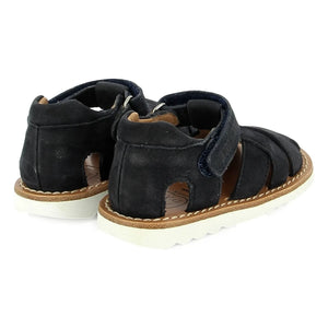 Pom d'Api - Waff Cross Nubuck Sandals | Navy Blue