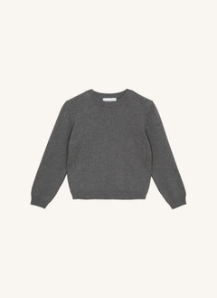 Smallable Kid - Cagnaby Organic Cotton Sweater | Gray Melange