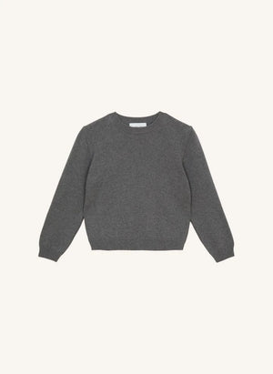 Smallable Kid - Cagnaby Organic Cotton Sweater | Gray Melange