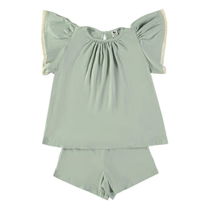 Risu Risu - Pyjama Short Atalia Organik Pamuk | Turkuaz