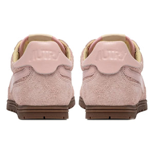 Autry - Windspin Low Suede and Leather Basketball Shoes | Pink