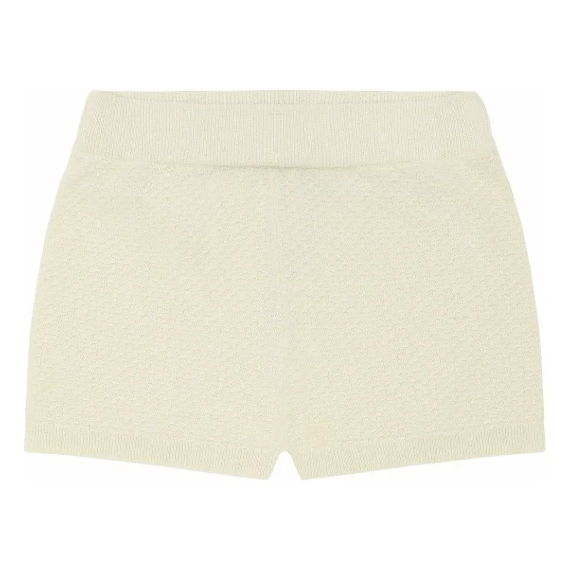 FUB - Organic Cotton Fine Knit Pique Shorts | Ecru