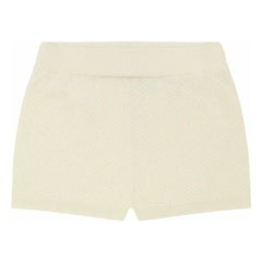 FUB - Organic Cotton Fine Knit Pique Shorts | Ecru
