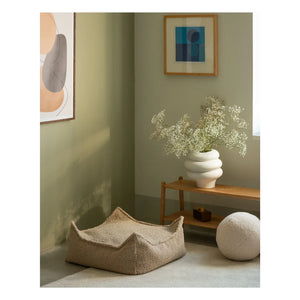 Wigiwama - Teddy Ottoman | Beige