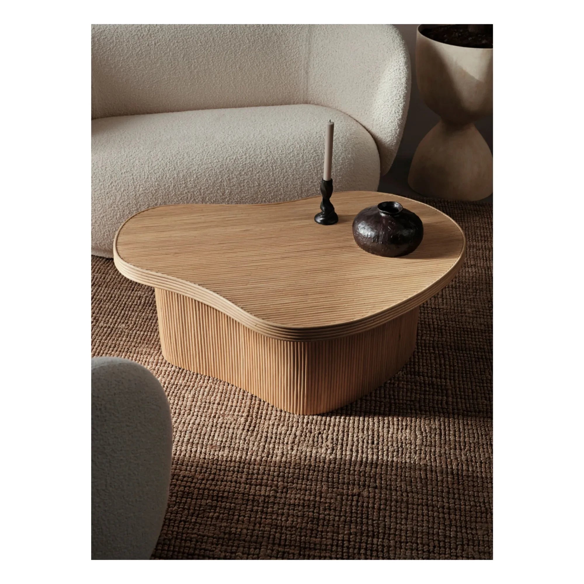 Ferm Living - Isola Rattan Side Table