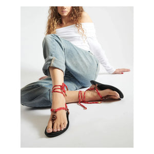 Flòwze - Flò Double Strap Sandals | Red