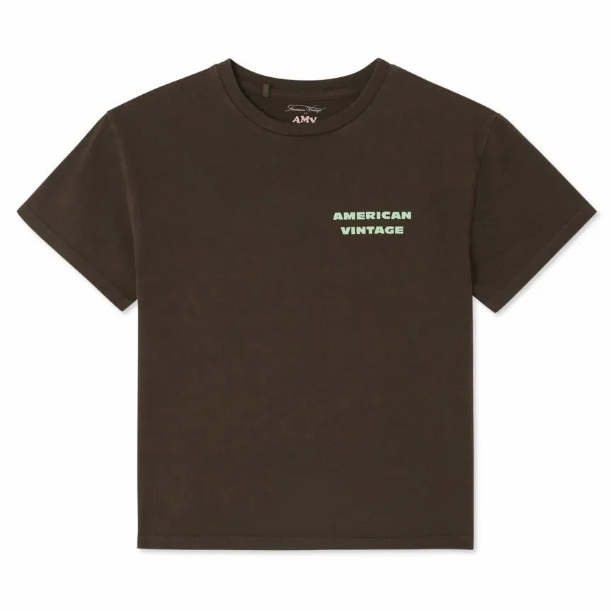 American Vintage - Fizvalley Logo T-shirt | Brown