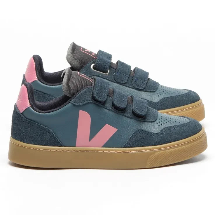 Veja - Scratch Sneakers Small V-90 Deri O.T | Mavi
