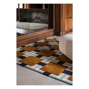 Layered - Wool Rug A Walk in the Park, Evelina Kroon | Ochre