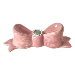 Rice - Ceramic Candle Holder Nœud | Pink