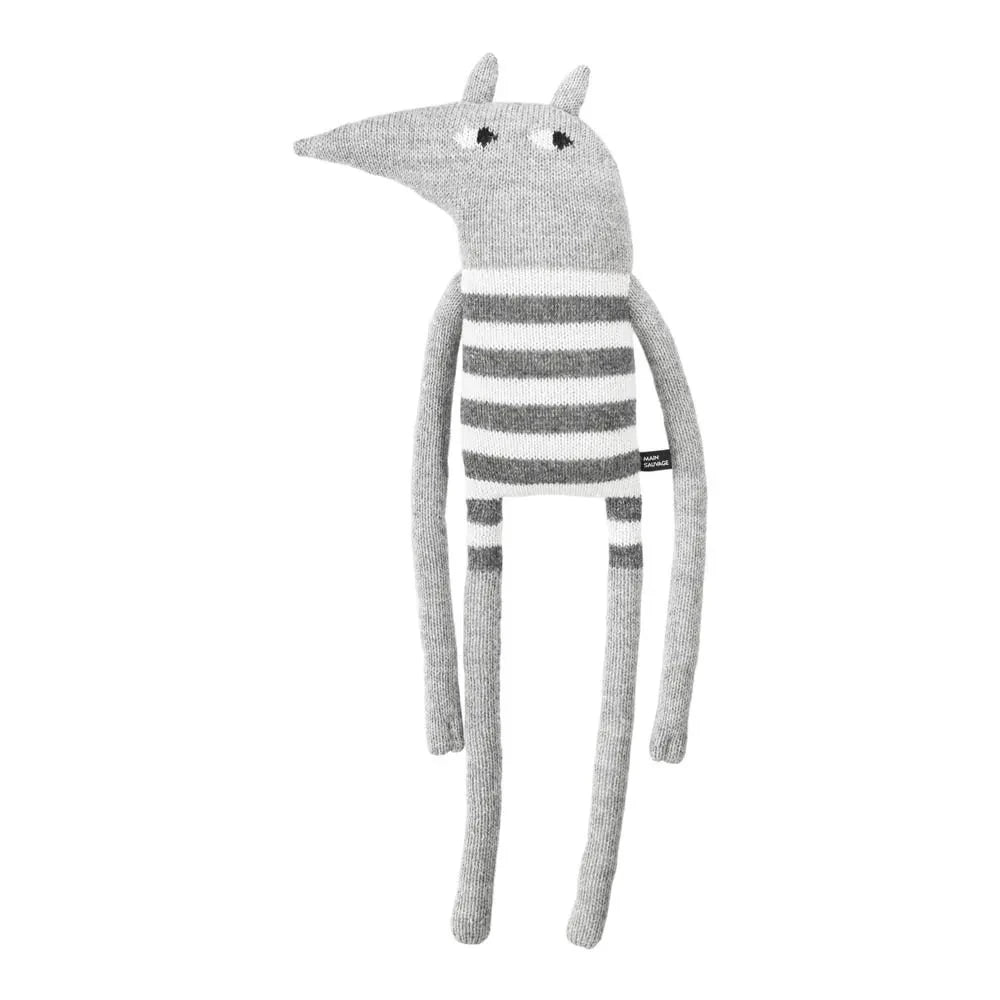 Main Sauvage - Striped Wool Soft Toy