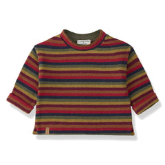 1+ in the family - Striped Nain Sweatshirt | Red