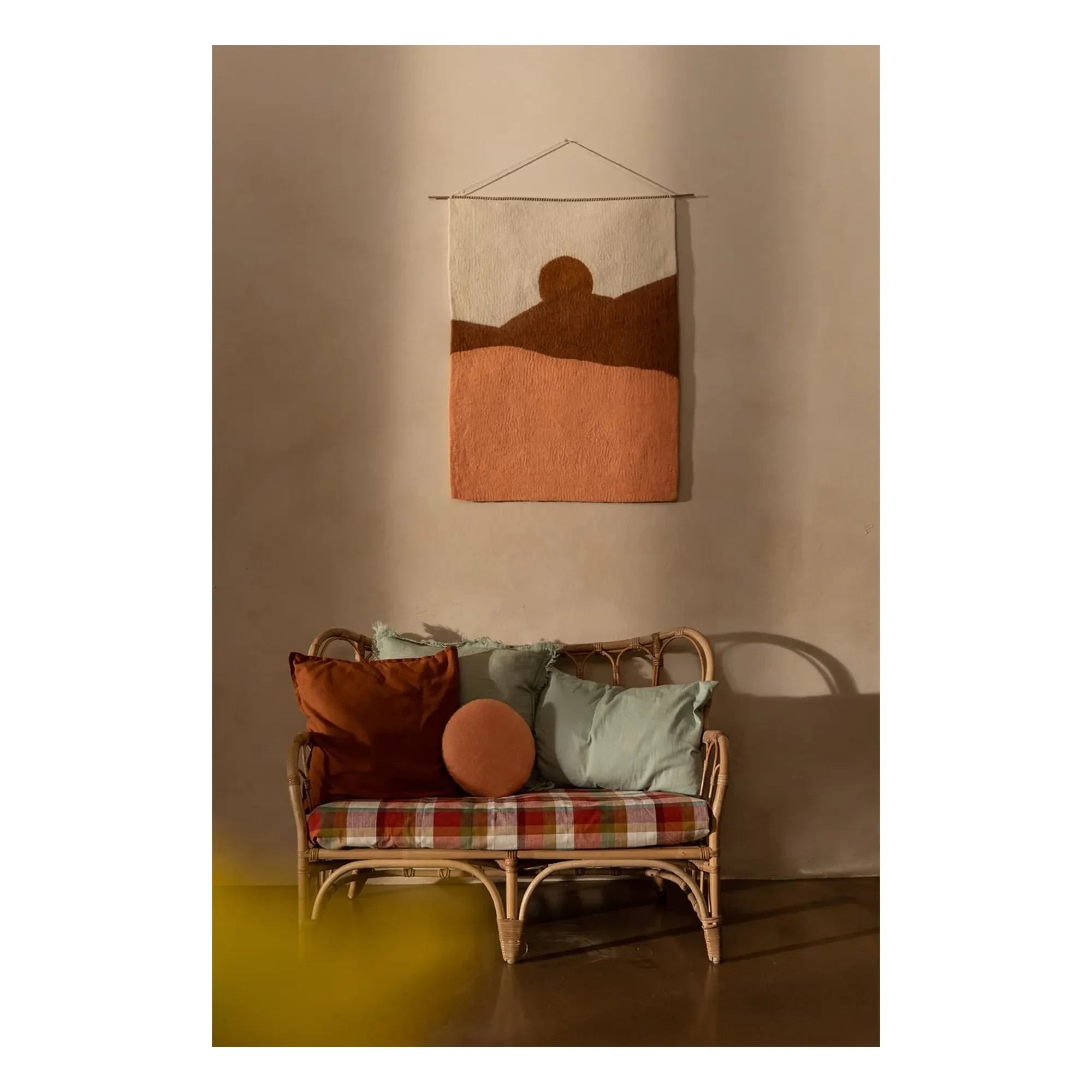 Muskhane - Felt morning wall hangings | Powder